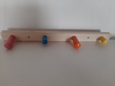 Kindergarderobe mit 4 Haken