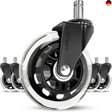 Bürostuhl Rollen 5er-Set