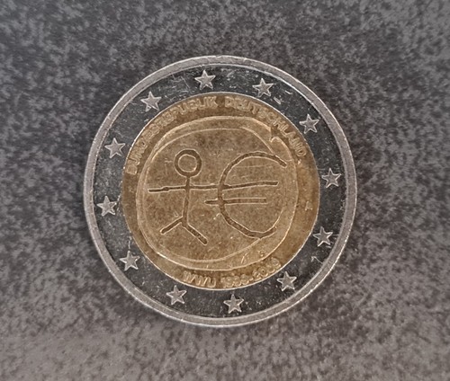 Euro münze strichmännchen - euro,