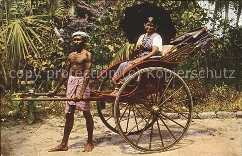 Indien rikscha mit inderin - rikscha,
