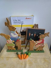 Hasenschule holz handbemalt - holz,