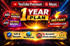 YouTube Premium 1 Year Plan