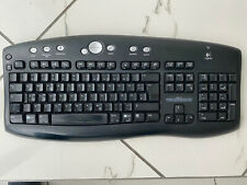 Logitech Cordless Tastatur Y-RH35 Keyboard incl Receiver / Empfänger Deutsche Ta