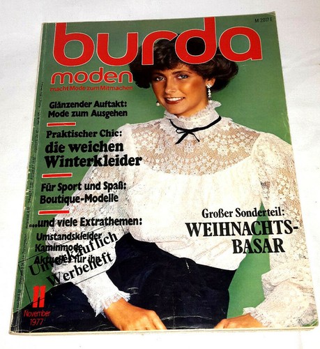 Burda moden november 1977 - moden,