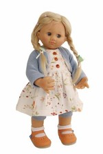 Schildkröt Müller-Wichtel Pia, blonde Haare, Blumenkleidung, -30 cm-