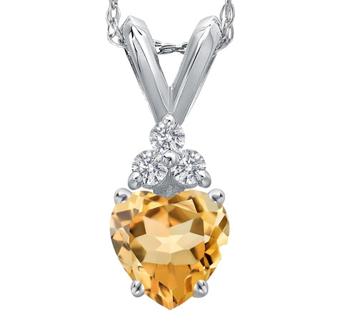 Karat herz form - 0.50, gelb