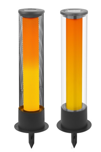 Led solar flammenlichtsäule - led,