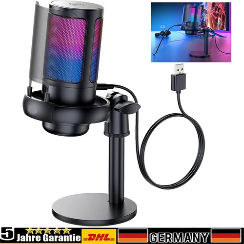 Gaming usb mikrofon rgb - mikrofon, pc
