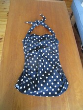 Badeanzug retro style navy