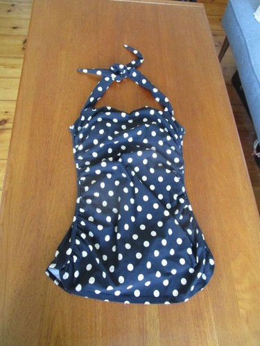 Badeanzug retro style navy