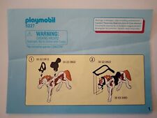 Playmobil Bauanleitung 5227 Pferdekoppel Pferde , A6 , 4 Seiten