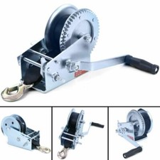 Seilwinde Winde A Hand Silber