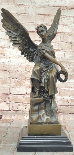 Bronze marmor statue - bronze, athena