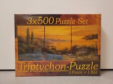 M.I.C. Günther GmbH 3 x 500 Puzzle-Set Triptychon Puzzle Toskana Neu & OVP