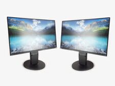 2x Eizo FlexScan EV2450 23,8" FHD IPS Monitor 60Hz 16:9 Pivot HDMI DP DVI VGA