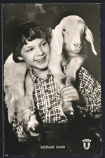 Schauspieler Michael Ande in Hirtenlied vom Kaisertal, Ansichtskarte 
