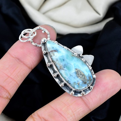 Natürlicher larimar edelstein - natürlicher,