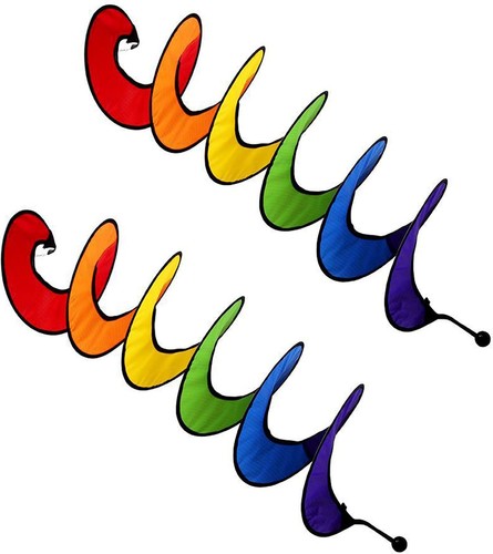 2pcs spiral windmühle outdoor - spiral,
