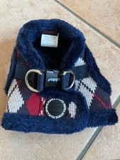 Puppia Westengeschirr blau gemustert & gefüttert S 