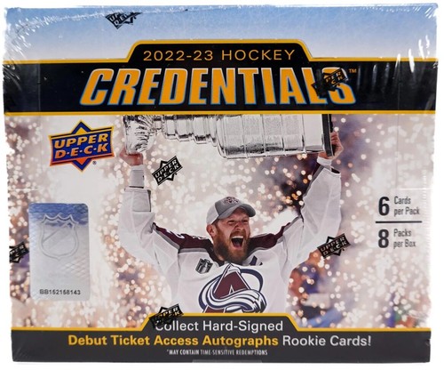 2022 upper deck credentials - deck,