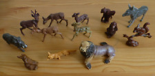 DDR Spielzeug 13 Tiere Konvolut VEB Plaho Kunststoff Rehe Esel Walross Fuchs ...
