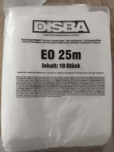 Staubsaugerbeutel disba 25 - disba, eo