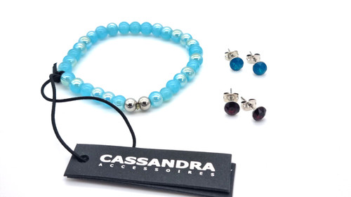 Armband und ohrringset - und,