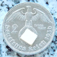 2 Reichsmark 1936 D Hindenburg