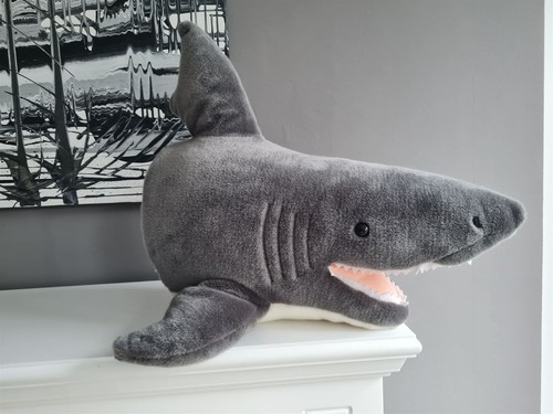 Haifisch kopf plüsch - haifisch, haikopf