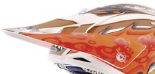 Airoh Helmschild Stelt Factory Arancio Bianco Ersatz Helm MX Moto Cross Enduro
