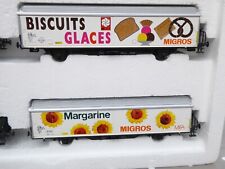 Märklin 4785 DC Hamo 2-Leiter Set 4 x Schiebewandwagen SBB Epoche 4/6 in OVP gut