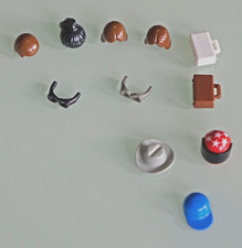 LEGO  Haare  Perücken  Helm  Hut  Kappe  Brillen  Koffer