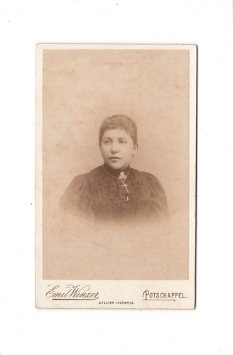 Cdv foto damenportrait - cdv,