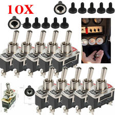 10X Kippschalter SPST 12V 24V 250V Volt 15A EIN AUS ON OFF 2 polig Auto KFZ Boot