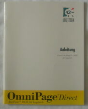 OmniPage, Direct für Logitech, Anleitung, Optische Zeichenerkennung