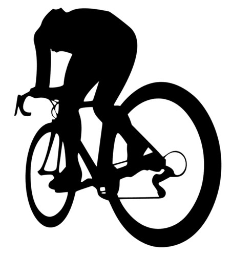 Fahrradfahrer aufkleber - fahrradfahrer,