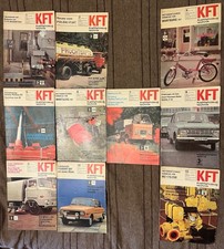 DDR KFT Kraftfahrzeugtechnik   10 Hefte 1971