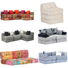 3-Sitzer Modularer Pouf