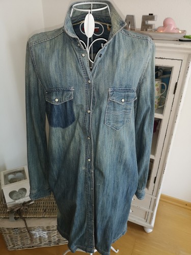 Edc jeanskleid jeanshemd - jeanskleid,