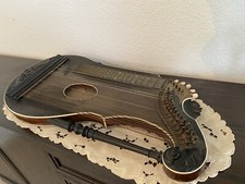 Alte Harfen Zither mit