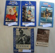 5 x Edeka Kalender 1951 1958 1959 1960 Konvolut Kalender der klugen Hausfrau