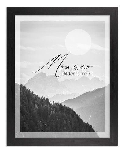 Bilderrahmen monaco schwarz - bilderrahmen,