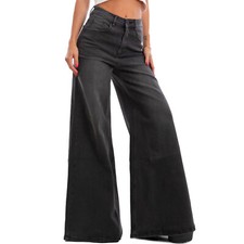 Damen Jeans Flare Hose Denim