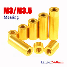 Messing distanzmuffen - m3-m3.5,