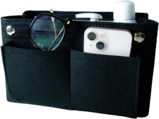 Bag Organizer, Taschenorganizer Filz Innentaschen für Handtaschen, Innentasche E