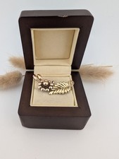 Brosche Silber vergoldet mit