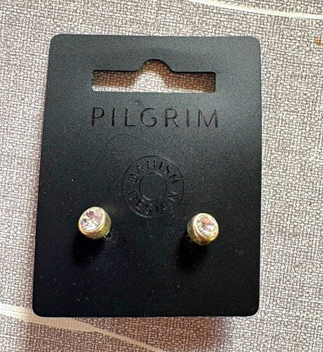 Pilgrim ohrstecker silber mit - pilgrim,