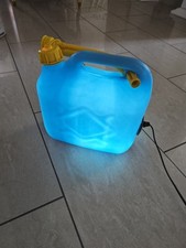 Benzinkanister Lampe, Kanister Lampe / 5 Liter / Blau / Reservekanister - Lampe
