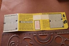 toller alter Lottoschein 