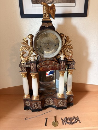 Antike wiener portaluhr - wiener,